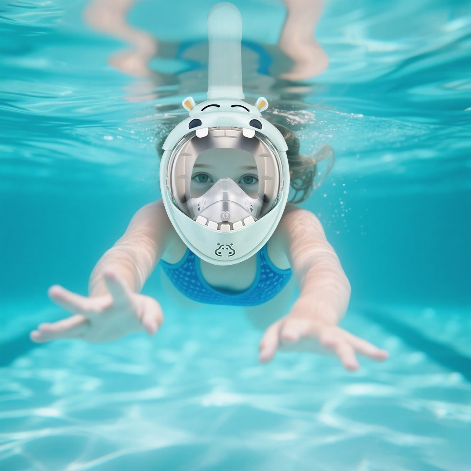 Kids' Full Face Snorkel Fog Design For Underwater Swimming (Ages 6 Leak Proof) Family Pools Inflatable Steel Pro Frame Pool Kiddie Pools for Adults Headphone Guitar Amp Pools Pools for Toddlers