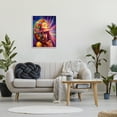 thumbnail image 3 of Stupell Industries Woman with Floral Garland Botanical & Floral Painting Gray Framed Art Print Wall Art, 24 x 30, 3 of 9