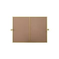thumbnail image 2 of Elegant Kitchen and Bath Amoura 40X30 Pivot Mirror In Brass, 2 of 15
