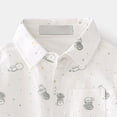 thumbnail image 5 of RFQWOVSR Boys' Long Sleeve Cotton Shirt with Print for School Wear, 5 of 5