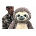 thumbnail image 6 of Big Plush® Stuffed Sloth 30 inches Tall Soft 77 cm Big Plush Jumbo Stuffed Animal Gray Color, 6 of 8