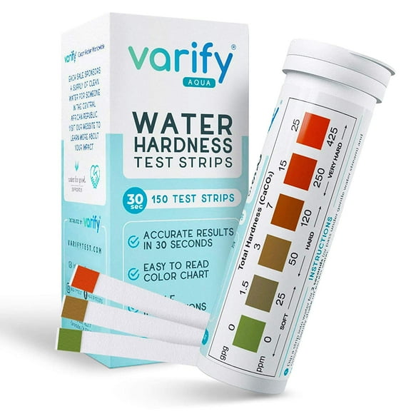 varify Quality Water Hardness Test Kit, 150 Strips