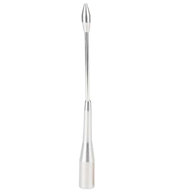 Antena de Techo de Aluminio Universal 2 en 1 para Furgoneta, Bee Sting, Para Señales AM/FM, Color Plateado, Cantidad de 1