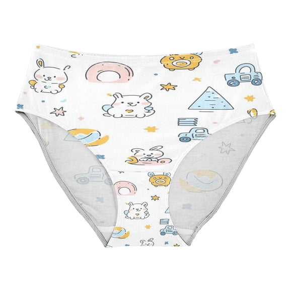Women's Underwear Cute Toys and Animals Hipster Panties Underwear for women, X-Small