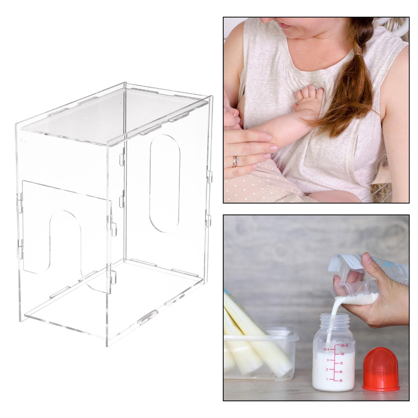 LeeQinersw Breast Milk Bag Organizer Chill Breastmilk Storage Box Bin Durable Dairy Storage