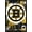 Black Framed Version, variant on NHL Boston Bruins - Maximalist Logo 23 Wall Poster with Push Pins, 22.375" x 34"
