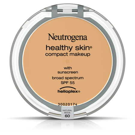 Neutrogena Healthy Skin Compact Makeup Foundation, Broad Spectrum Spf 55, Natural Beige 60,.35 (Best Coverage Foundation For Mature Skin)