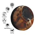 thumbnail image 4 of Gukieu Astronaut Exploring Mars Print Car Tire Cover, Adjustable Waterproof and Dustproof Tire Protection Cover, Suitable for SUV, Truck, Van-14 inch, 4 of 6