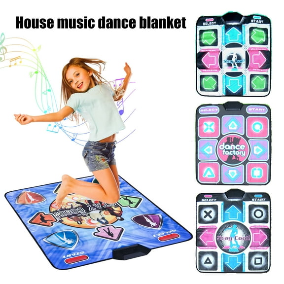 Kids Adults Dance Mat 3 Game Modes USB Dancing Pad Waterproof Non-Slip PVC Electronic Music Dance Step Mat Toddlers Boys Girls Christmas Birthday Gift