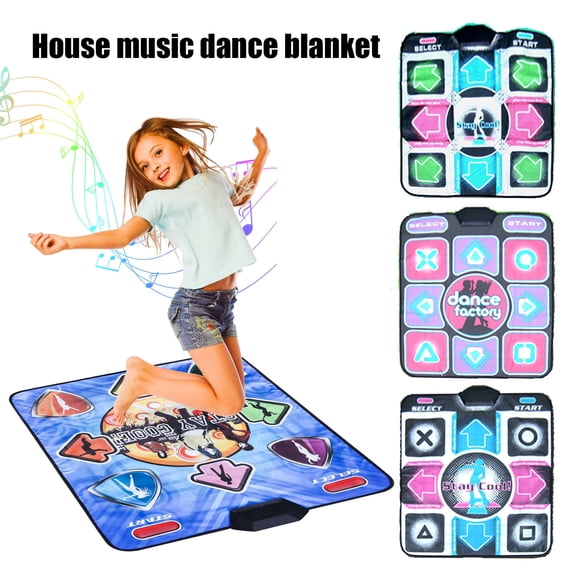 Kids Adults Dance Mat 3 Game Modes USB Dancing Pad Waterproof Non-Slip PVC Electronic Music Dance Step Mat Toddlers Boys Girls Christmas Birthday Gift