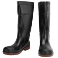 thumbnail image 3 of 1 Pair Rain Boots PVC Non-Slip Waterproof Safety Work Rain Shoes Footwear AccessoryBlack 41, 3 of 8