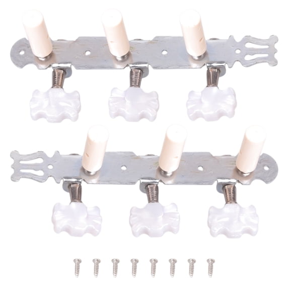 One pair Guitar Tuning Pegs Machine Tuners White Machine for Head for Gu