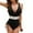 Black, variant on HXWCHs Maternity Swim Swimwears One Bathing Suit for Women - V Neck Adjustable Drawstring Straps Swimsuit for Beach and Pool M Blue