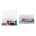 thumbnail image 3 of Incraftables Crystal Beads for Jewelry Making Kit, 1380 Pcs 4mm-8mm Assorted Glass Beads, 9 Shapes and 14 Colors for Bracelets, Necklaces, Earrings & Crafts with Organizer Box and Findings, 3 of 5