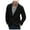 Black, variant on WREESH Mens Shawl Collar Cardigan Sweater Loose Cable Knit Sweater Casual Long Sleeve Buttons Up Sweater with Pockets Navy