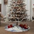 thumbnail image 5 of Daiia Horses Running Through The Water Drawing Merry Christmas Tree Skirt , Xmas Large Lace-up Tree Skirt, Santa Snowflakes Rustic Home Decorations New Year Party Farmhouse Decor-48", 5 of 7