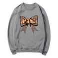 thumbnail image 5 of Sexlip Womens Long Sleeve Sweatshirt Graphic Print Design Soft Fabric Comfortable Silhouette for Casual Occasions Gray L, 5 of 5