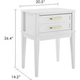 thumbnail image 7 of MUSEHOMEINC Mid Century Modern 2 Drawer Solid Wood Nightstand End Table, 7 of 7