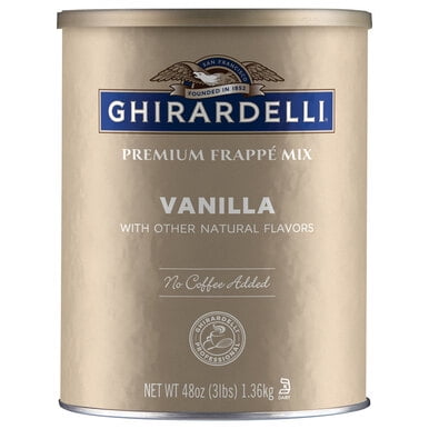 Ghirardelli 3 lb Base de Boisson à la Frappée Aromatisée à la Vanille