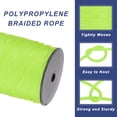 thumbnail image 3 of 1/4 Inch Polypropylene Rope Braided Ropes, 328ft Nylon Rope for Clothesline, Camping, Hiking Fruit Green, 3 of 6