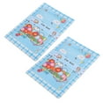 thumbnail image 2 of 2 Sets Coutures Bloc-Notes Bande Horizontale de Couverture de Bande de Dessin Animé Offblanc Page Intérieure, 2 of 14