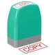 thumbnail image 1 of Sello de aviso Uxcell, autoentintado, tinta roja, sellos de oficina, sello de mensaje preentintado, sello de negocio recargable, verde, 1 of 7