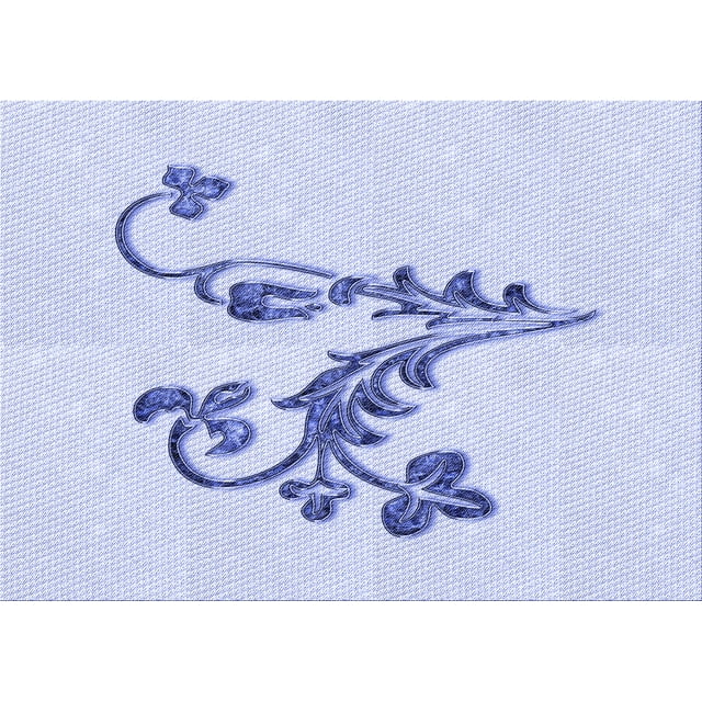 Ahgly Company Tapis Rectangulaire d'Intérieur Lavable en Machine Lavande Bleu Transitionnel, 2 Pieds x 5 Pieds