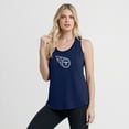 thumbnail image 4 of Women's Fanatics Navy Tennessee Titans Iron Fan Tank Top, 4 of 5