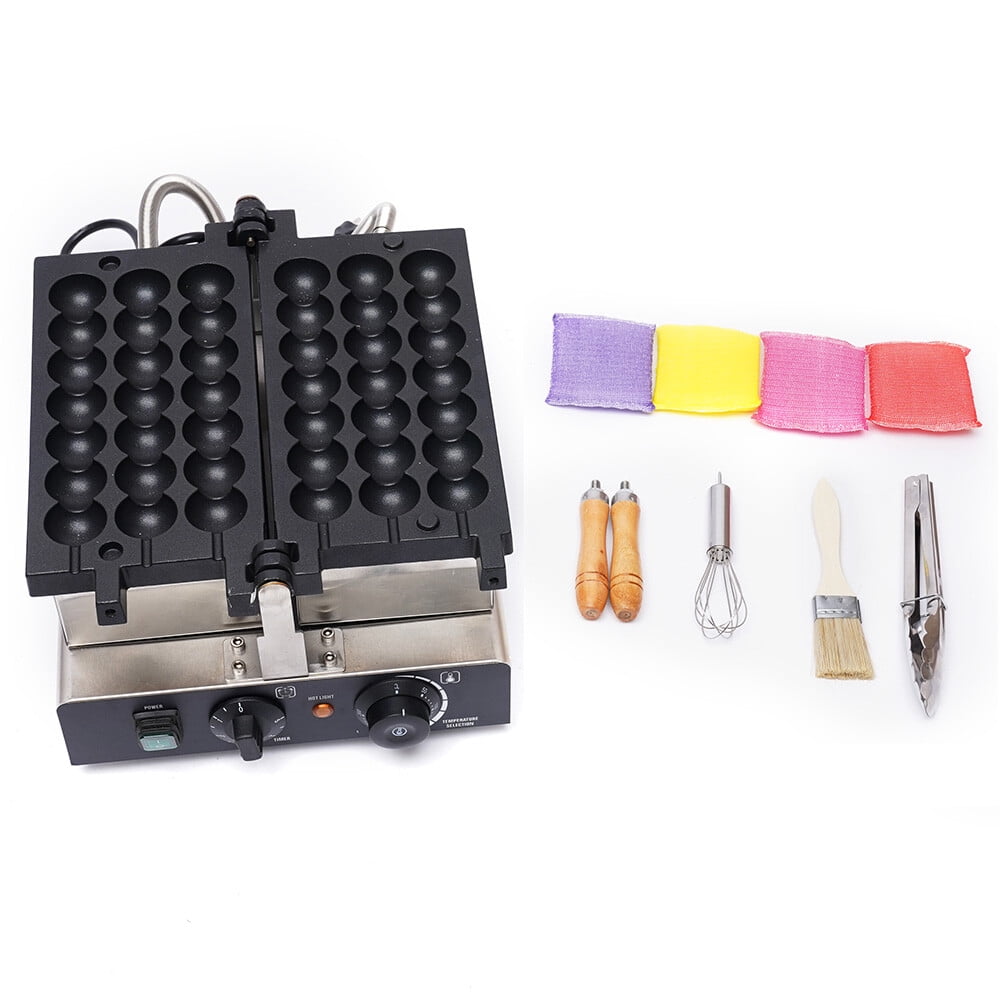 TFCFL Commercial Waffle Balls Maker Electric Muffin Cake Baking Machine Egg Puffs Mould 1600W