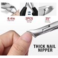 thumbnail image 3 of Ingrown Toenail Tool, Nail Clippers for Men & Women, Toenail Clippers for Seniors Thick Toenails,Pedicure, 3 of 7