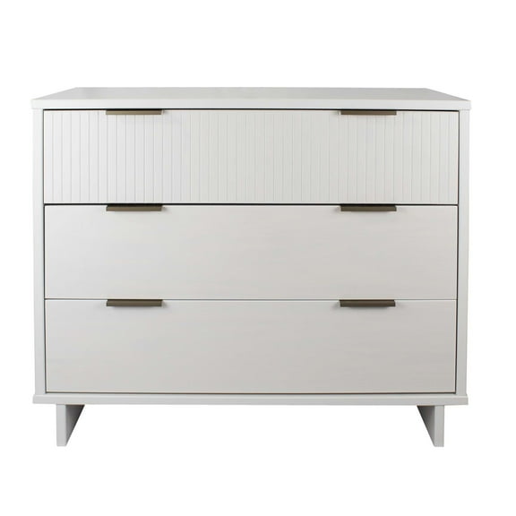 Manhattan Comfort Granville Standard Engineered Wood Dresser in White