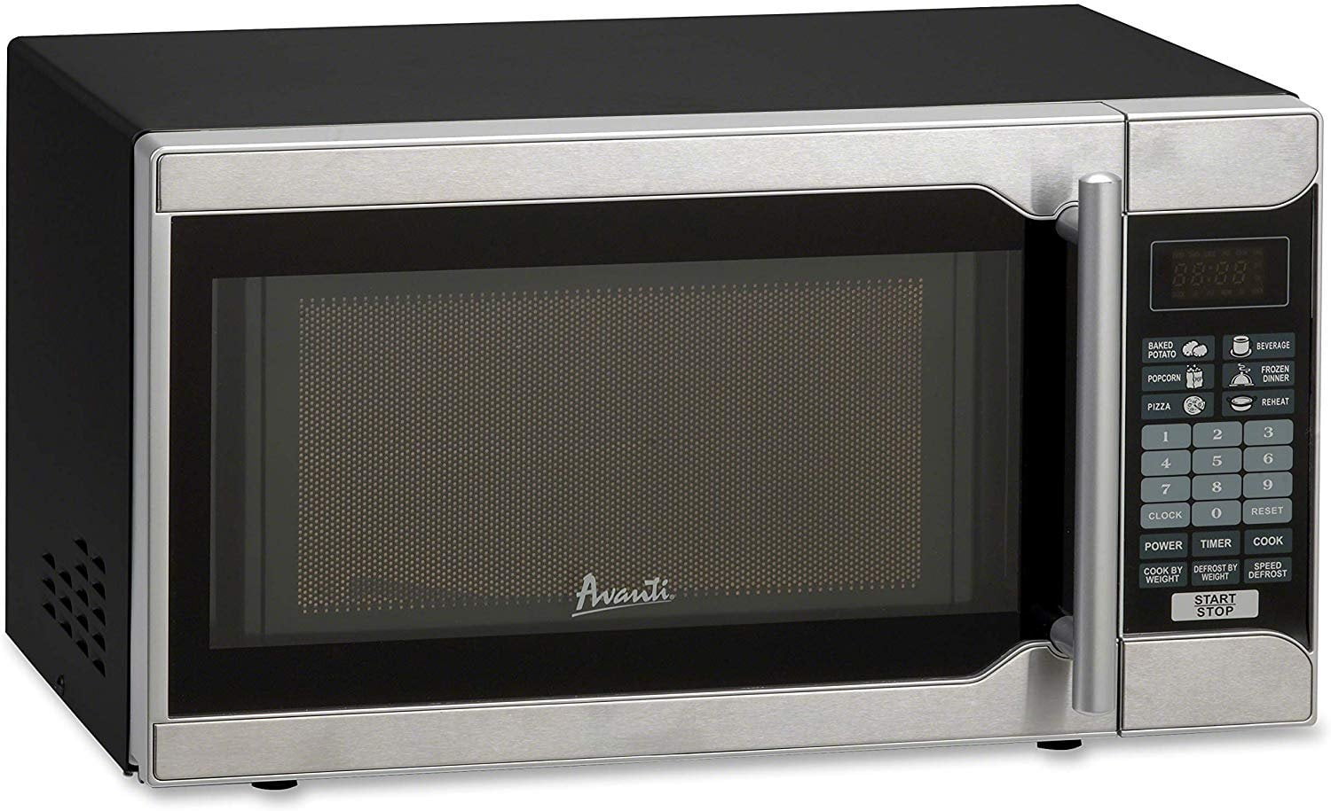 Avanti MO7103SST Counter Top Microwave Oven 0.7 Cu. Ft. Black/Stainless