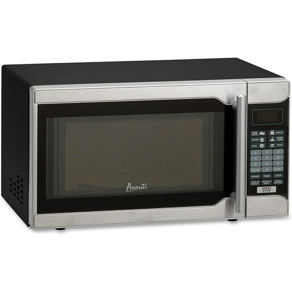 Avanti MO7103SST Counter Top Microwave Oven 0.7 Cu. Ft. Black/Stainless Steel