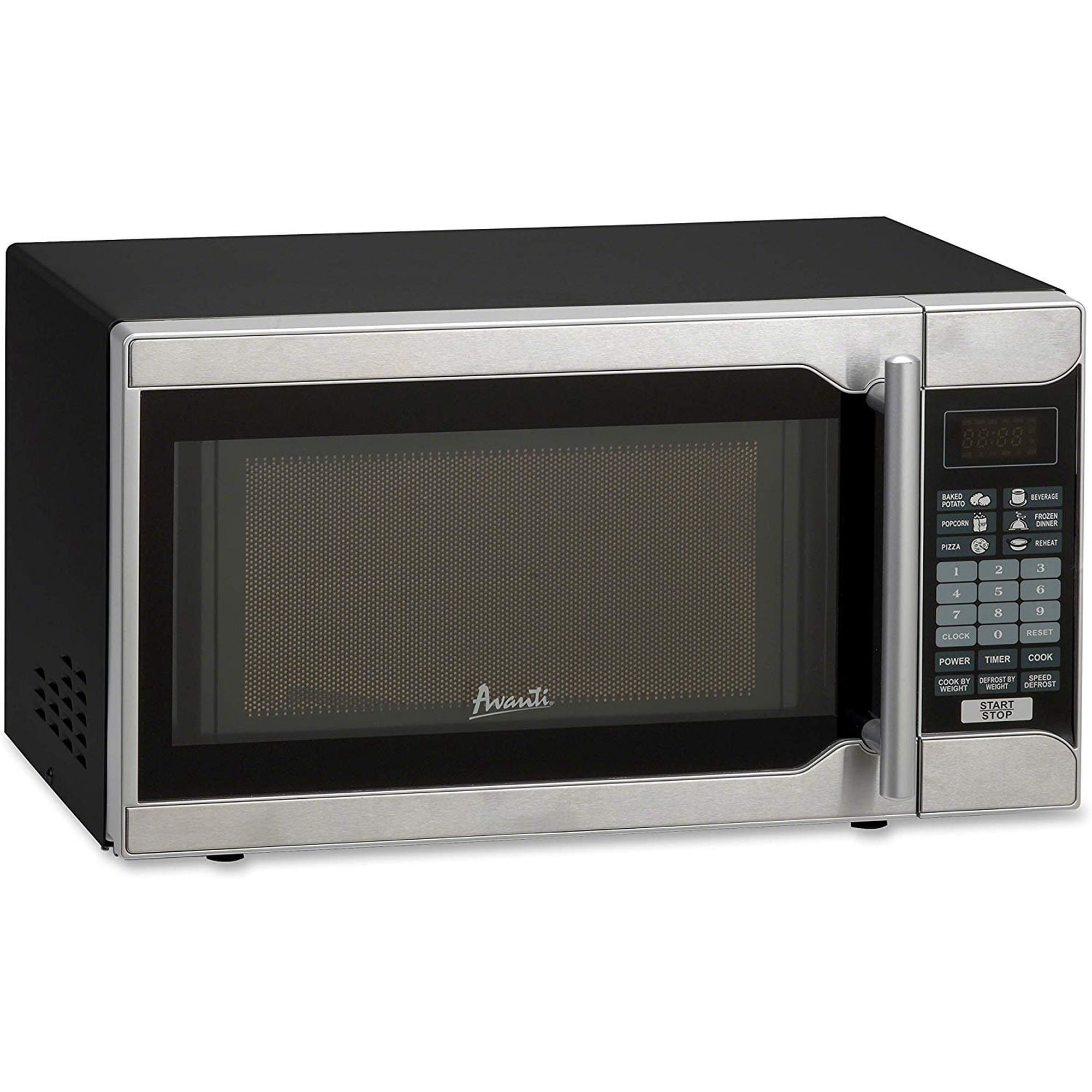 Avanti MO7103SST Counter Top Microwave Oven 0.7 Cu. Ft. Black/Stainless Steel — Residential Use, Standard Application