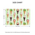 thumbnail image 4 of Placemats Set Of 4 / 6, Summer Ice Cream Green Placemats For Dining Table Indoor/Outdoors Heat Resistant Washable Placemats 18" X 12", 4 of 8
