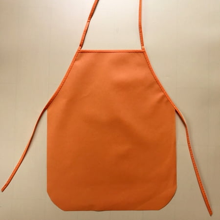 

FNGZ Apron Sleeve Clearance Children Waterproof Cartoon Kitchen Cooking Bib Apron Paint Eat Drink Outerwear Orange