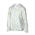 thumbnail image 2 of Xecao Daisies Flowers for Sun Shirt-A lightweight, hoodie-style long-sleeve UV protection garment designed for other outdoor activities., 2 of 9