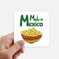 thumbnail image 1 of Mexico Corn Food Snack Mexican Sticker Square Waterproof Stickers Wallpaper Car Decal, 1 of 1