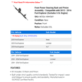 thumbnail image 2 of Front Power Steering Rack and Pinion Assembly - Compatible with 2013 - 2016 Ford Explorer (Excludes 3.5L Engine) 2014 2015, 2 of 2