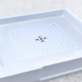 thumbnail image 2 of SlipX Solutions Essential Square Shower Mat, 21"x21", Grippy Textured Surface, 25% Stronger Suction Cups, Non-Slip Shower Floor Mat for Bathers of All Ages, Fits Standard Shower Stalls & Tubs, White, 2 of 4