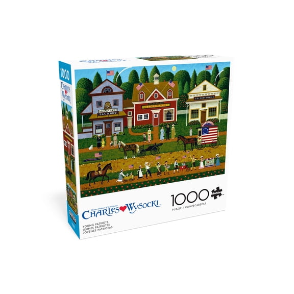 Buffalo Games Young Patriots 1000-Piece 26.75 x 19.75-Inch Interlocking Jigsaw Puzzle for Adults Ages 14