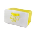 thumbnail image 4 of Caja de almacenamiento de hierro Socinas para el hogar 13.98x8.46x8.46 "Organizador de maquillaje multipropósito para la mesa de la mesita de noche Amarillo, 4 of 9