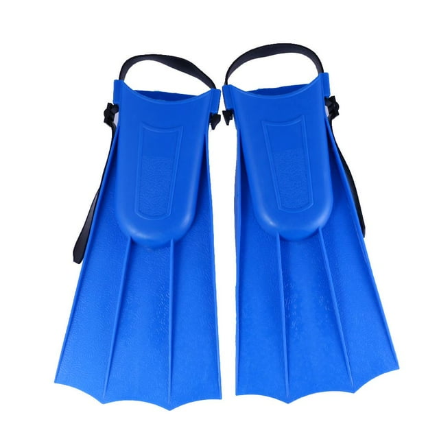 koolsoo Kid's Adjustable Flippers Fins Swimming Diving Learning Tools BlueMedium M