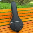 thumbnail image 4 of PTOOTP Versatile Black Banjo Storage Bag with Handle Shoulder Straps and Protective Thickened Fabric, 4 of 8