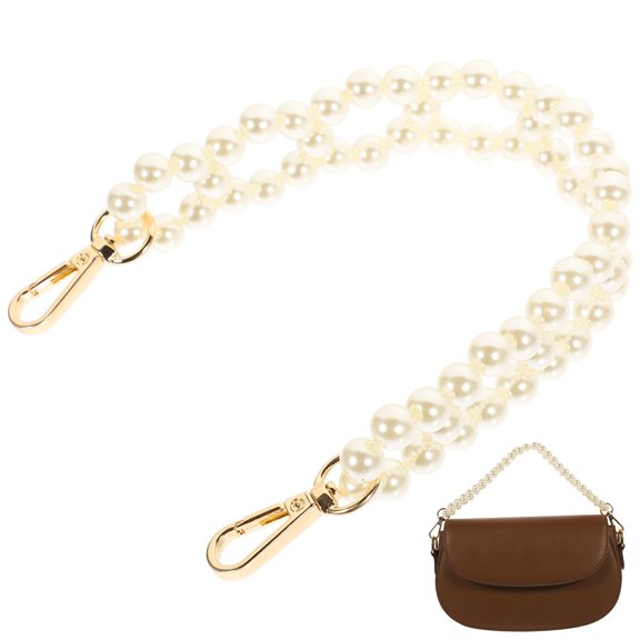 Raindrops White Imitation Chain for Bag Decoration and Replacement Buckle Ends