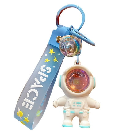 

Creative Space Astronaut Keyring Sunset Projector Light Keychain Pendant Female Couple Bag Key Chains Gift