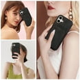 thumbnail image 6 of ELEHOLD Case for iPhone 16 Plus, Magnetic Clasp Durable Shockproof Leather Wallet Case with Card Holder & Kickstand,Black, 6 of 9