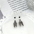 thumbnail image 4 of AeaVida Balinese Dream Catcher Black Onyx .925 Sterling Silver Drop Earrings, 4 of 6
