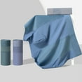 thumbnail image 3 of Men Modal Boxer Underwear Mid-rise Elastic Waistband Breathable Mesh Shorts Briefs Panties Daily Wear, 3 of 8