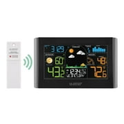 LA CROSSE TECHNOLOGY Wireless Weather Station with Atomic Time & Date